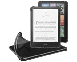 Zwarte Ultra Dunne Transparante TPU Hoes voor 7" Kindle Paperwhite en Kindle Coloursoft Signature Edition