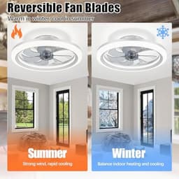 Plafondventilator met Licht en Afstandsbediening - Modern en Stijlvol voor Elk Interieur — thumbnail 4