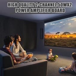Bluetooth Audioversterker 2.0 - HiFi Stereo 2x50W - Draadloze Geluidsversterking — thumbnail 3