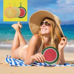 Opvouwbare Handventilator Set van 7 - Draagbare Fruitventilatoren voor Zomerfeesten en Bruiloften — thumbnail 5