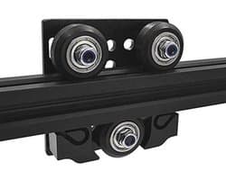 V Wiel met Plaat en 6mm Riem Gesp voor Aluminium Profiel 3D Printer Onderdelen