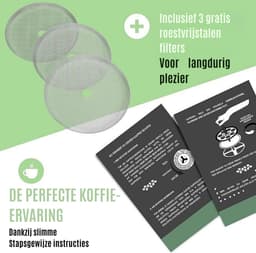 Bjørn Liebdhal Premium Cafetiére, Dubbelwandig, Roestvrij Staal, 600 ml - French Press Koffiemaker - Geschikt Voor Koffie, Melkopschuimen & Thee — thumbnail 3