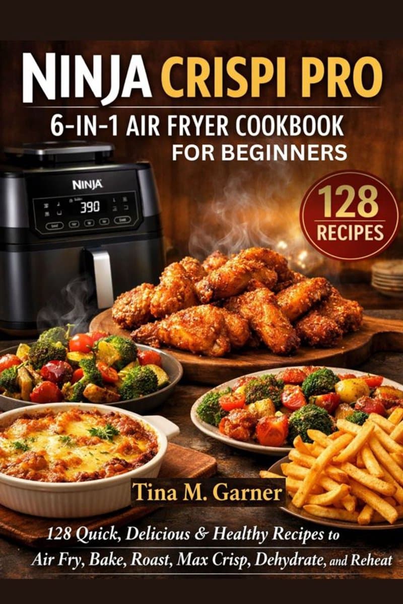 Ninja Crispi Pro 6-In-1 Air Fryer Cookbook For Beginners — afbeelding 1