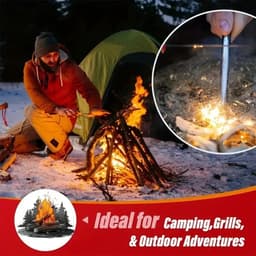 Natuurlijk Vuurstarter - Houtstokken - 100% Natuurlijk - Lange Brandtijd - Hout - Voor Buitenliefhebbers - 30/100 Stuks — thumbnail 5