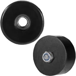 Jhubers Goods - Rubberen Voetjes- Voetjes - Rubber - Antislip - Dempend - Trillingsdempend - 2 Stuks- Geschikt voor Generatoren Hogedrukreinigers Luchtcompressoren- Zwart Rubber- Accessoires voor Apparaten met Trillingen. — thumbnail 4