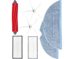 PARTS4® Robotstofzuiger vervangingsset geschikt voor Roborock S7, T7, T7 Plus serie | 7-delige set met middenborstel, zijborstel (2 x), filter (2 x), mop doeken (2 x)