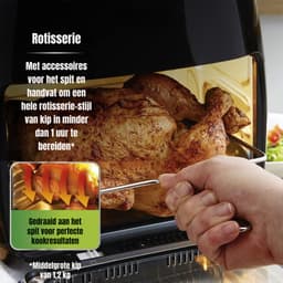 RVV® Heteluchtoven - Oven - Airfryer Oven - 11 Liter - Goud - 33cm x 39cm x 38cm — thumbnail 12