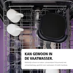 Brabantia Airfryer XXL - 7.6 liter - Digitaal Touchscreen - 8 Kookprogramma's - Tot 8 Personen - PFAS-Vrij - 80ºC tot 200ºC - 1700 Watt - BBEK1138 — thumbnail 6