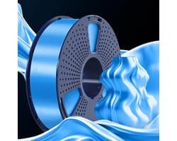 SUNLU PLA+ SILK 3D-filament 1.75mm 1kg BLAUW