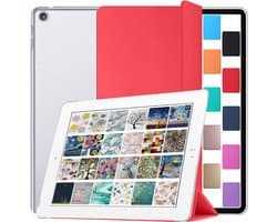 Hoesje met Harde Achterkant en Automatische Slaap/Wek voor iPad Air 1 (2013) - Rood