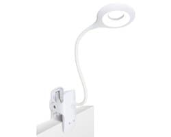Leeslamp met 28 LED's - USB oplaadbare klemlamp voor kinderen - 3 kleuren en 3 lichtsterktes - Veiligheidsschakelaar en oogbescherming voor bedlezen