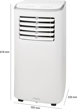 Bomann CL 6048 CB mobiele airconditioner - 7000 Btu - 65 dB - 792 W - Wit — thumbnail 8