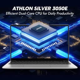 Laptop 15,6 inch, 16 GB DDR4, 512 GB SSD, Dual-Core 3050E (tot 2,80 GHz), notebook met vingerafdruksensor, verlicht toetsenbord, dubbele luidsprekers, HDMI, laptop voor studenten en kantoor — thumbnail 3