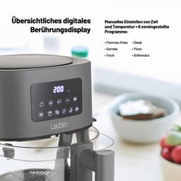 Heteluchtfriteuse 3-in-1 met Glazen Mand en Grillfunctie — thumbnail 3