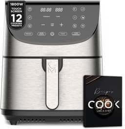 Heteluchtfriteuse 7 Liter XXL met 1700W Vermogen en LED Touchscreen — thumbnail 1