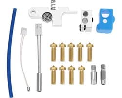 18-Delige 3D Printer Onderdelen Set voor Prusa i3 / Artillery Sidewinder X1 Extruder Upgrade