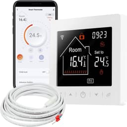 Slimme WiFi Kamerthermostaat voor Elektrische Vloerverwarming en App Bediening — thumbnail 1