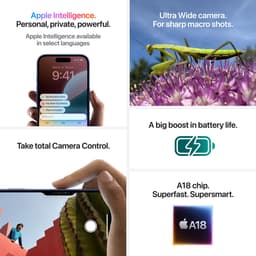 Apple iPhone 16 - 128GB - Zwart — thumbnail 12