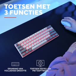 Trust GXT 873 Acira Draadloos mechanisch toetsenbord — thumbnail 3