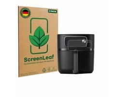 ScreenLeaf - Screenprotector voor Philips Airfryer HD9876/90 - Duurzame schermbescherming Folie Beschermfolie transparant 2 Stuks