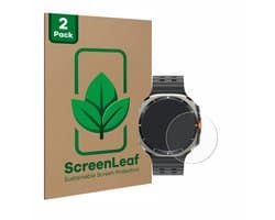ScreenLeaf - Screenprotector voor Samsung Galaxy Watch Ultra / Ultra 2 (47 mm) - Duurzame schermbescherming Folie Beschermfolie transparant 2 Stuks