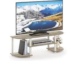 Multifunctioneel rek voor tv tot 55 inch - Sonoma eiken/wit