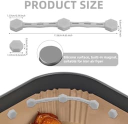 Siliconen Magneten voor Airfryer - Versterkte Grip - Set van 2 Stukken — thumbnail 5