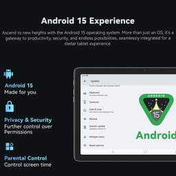 Tablet - CUBOT TAB 65 - 12GB RAM 128GB ROM - 10,1 inch - Android 15 - 6200 mAh - Wi-Fi Dual Band - GPS - Grijs — thumbnail 5
