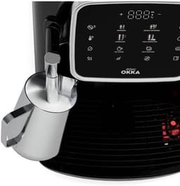 Arzum OKKA Espresso Pro M Automatische Espressomachine OK0030-0500 | Chroom - 11 Koffiepecialiteiten - Touchscreen - Melkopschuimer - Verstelbare temperatuur en maalgraad - 19 bar - Kopjesverwarmer - Automatische reiniging - 1450W — thumbnail 4