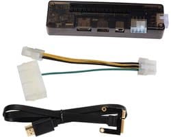 Externe Videokaart Dock - Grafische Uitbreiding - Laptop Prestatie Boost - Hoge Wattage Ondersteuning - Compact Ontwerp - Zwart