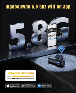 SVN® Dashcam Voor en Achter - Dashcam - Dashcam Voor Auto - Zwart -‎ 5cm x 10cm x 4cm — thumbnail 2