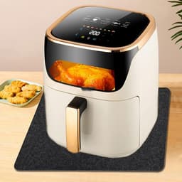 Heat Resistant Mat voor Air Fryer - Keuken Bescherming Mat - Nonstick - Non-Slip - Herbruikbaar (2 Stuks) — thumbnail 3