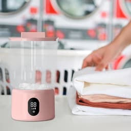 Onderbroek Wasmachine - Mini Wasmachine - Draagbaar Wassen - Draadloos Ontwerp - 14x14x14cm — thumbnail 3