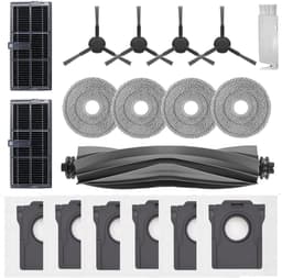 Namajunas - Accessoires Geschikt voor Dreame L10s Ultra/L10s Pro Ultra Heat - Stofzuiger onderdeel - Stofzuigeraccessoires - voor dreame robotstofzuiger - 1x hoofdrolborstel, 6x stofzak, 4x zijborstels, 2x filter, 4x dweildoeken, 1x reinigingsborstel — thumbnail 1
