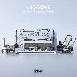 Accu Grasmaaier – Elektrische Grasmaaier – Draadloze Grasmaaier – Tuinmaaier – Gazonsnijder – Borstelloze Motor – 33 cm Maaibreedte, 4,0 Ah Accu, 30L Opvangbak, 25-65 mm Maaihoogte — thumbnail 3