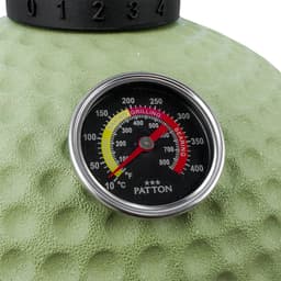 Patton Premium Mini 13" Kamado - Rooster Ø27 cm - Olijfgroen — thumbnail 5