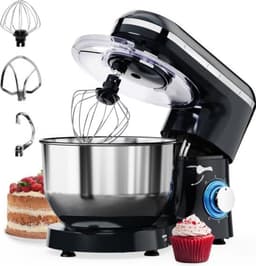 Core® Mixer met mengkom - Mixer - Mixer met mengkom keukenmachine -Zwart - 39 cm x 24 cm x 32 cm — thumbnail 1