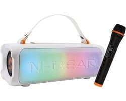 Draagbare Bluetooth Partyspeaker met 100W, Ingebouwde Accu en Microfoon