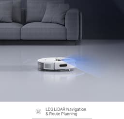 Ezviz RE4 Plus Slimme Robotstofzuiger - LiDAR Navigatie - Dweilen (300 ml) - Obstacle Vermijding - No-Go Zones - Tapijt Detectie - E10 Filter - Automatische Stofbak Legen - Compatibel met Alexa, Google Assistant - Wit — thumbnail 14