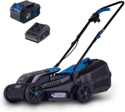 Accu Grasmaaier - Draadloze Grasmaaier - Gazon Onderhoud - Borstelloze Motor - 32cm Maaibreedte — thumbnail 1