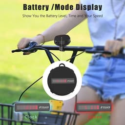 Oneay Waterbestendige draagbare Bluetooth fietsluidspreker – Met microfoon en batterijindicator – Geschikt voor fietsen, wandelen en buitengebruik — thumbnail 6