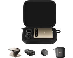 Aurzen ZIP Titanium Gold 4-in-1 bundel – Draagbare Tri-fold Mini Beamer – 720p HD – 100 ANSI – Bluetooth 5.4 – 5000 mAh – tot 120 Inch