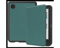 E-Reader Hoes Geschikt voor Kobo Clara Colour / Clara BW | Book Case met Sleep/Wake Functie | Kunstlederen Beschermhoes | Groen