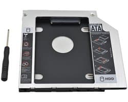 Oneay Universele 9,5 mm 2,5'' SATA naar SATA 2e HDD SSD harde schijf adapter tray kit behuizing optische drive bay voor laptop cd dvd rom superdrive bay