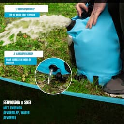 SCH® Mini Wasmachine - Wasmachine - Blauw - ‎15cm x 30cm x 30cm — thumbnail 5
