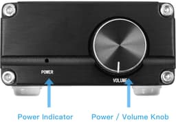 RFWR® Mini Vermogensversterker 100W voor Subwoofer - HiFi Audio Amp — thumbnail 2