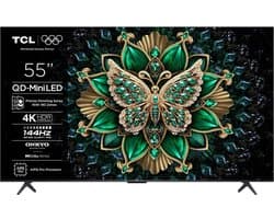 TCL 55C61K | 55" 4K Ultra HD QD-Mini LED Smart TV | Google TV | Dolby Vision IQ | 144Hz (2025)