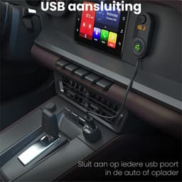 Xssive FM11 Bluetooth FM Transmitter Auto - FM Adapter - Bluetooth Auto Adapter - Muziek Streamen & Handsfree Bellen - Universele Bluetooth Zender Ontvanger — thumbnail 2