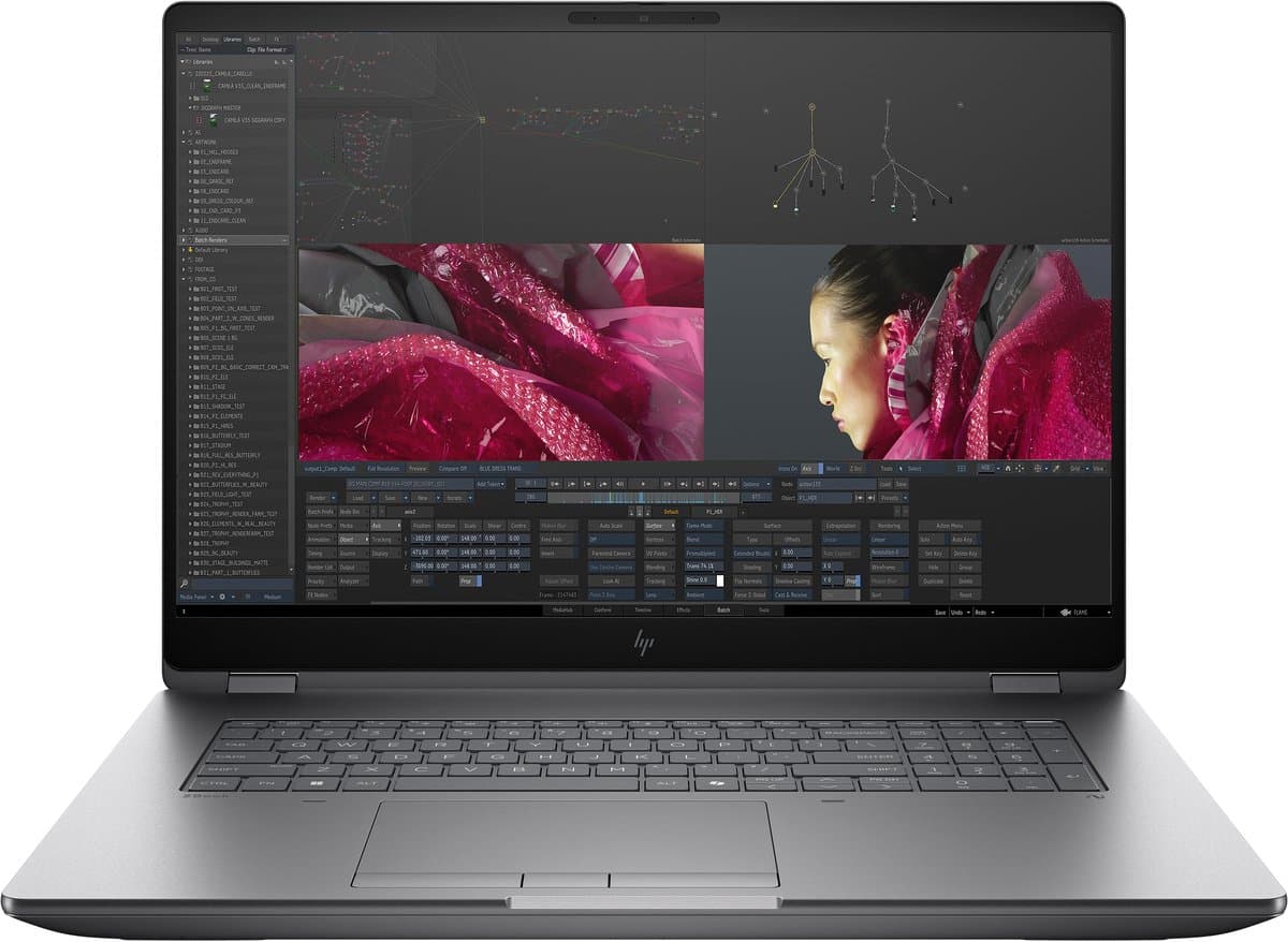 "HP ZBook Fury G1i 18 Intel Core Ultra 7 255HX Mobiel werkstation 45,7 cm (18"") WQXGA 32 GB DDR5-SDRAM 1 TB SSD NVIDIA RTX PRO 2000 Blackwell Wi-Fi 7 (802.11be) Windows 11 Pro AI Workstation, AI PC Zilver" — afbeelding 1