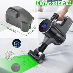 Dust Detector Light - LED Licht - Batterijen - Grijze Kunststof voor Stofzuiger Thuis Kantoor Accessoires — thumbnail 3